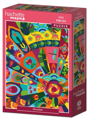 Immagine prodotto di Puzzle 500 pezzi Hachette Mandala