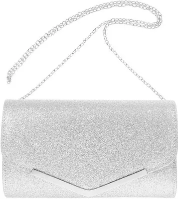 Immagine prodotto di Borsa da donna elegante in cristallo, taglia piccola, nera, per matrimoni e cene