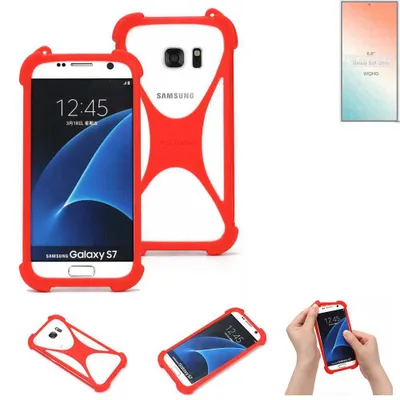 Produktbild von K-S-Trade Handy-Hülle kompatibel mit Samsung Galaxy S24 Ultra Schutz-Hülle Bumper Silikon Schutz Hülle Cover Case Silikoncase Silikonbumper TPU