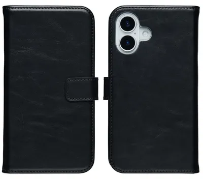 Imagen del producto de Funda de Cuero Auténtico tipo Libro para Apple iPhone 17 -
