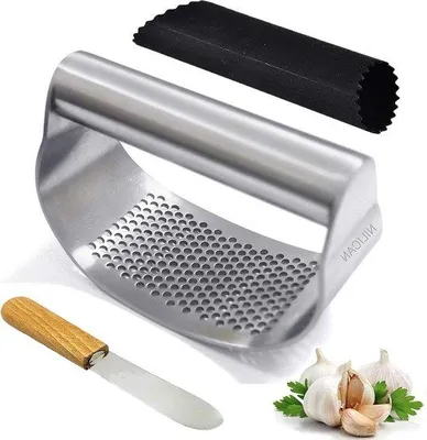Produktbild von Famanu Knoblauchpresse Ergonomisch U-förmig - Edelstahl