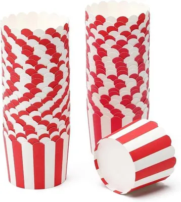 Produktbild von 50 Stück Papiermuffins für Cupcakes, Backzubehör für Geburtstage und Feiertage