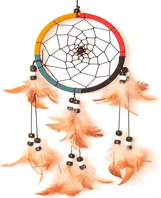Produktbild von Traumfänger - Dreamcatcher in Rasta-Farben Ø 11 cm