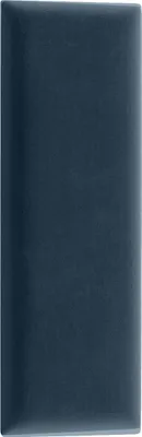 Produktbild von Gepolsterte Wandpaneel QUADRATTA 20x50 cm, blau Farbe: Blau
