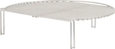 Obrázek produktu pro Ohřívací stojan BBQ-Toro z nerezové oceli, kulatý, vhodný pro kotlové grily a kamado o průměru 57 cm