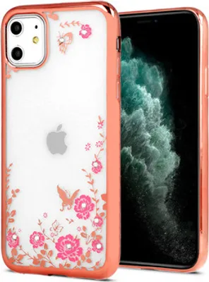 Produktbild von Back Case DIAMOND FLOWER Rose für Samsung Galaxy A41
