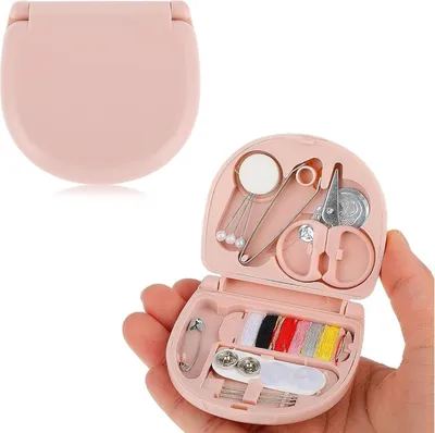 Produktbild von Mini-Reis-Nähset mit Grundausstattung und Zubehör für Anfänger & Reisende