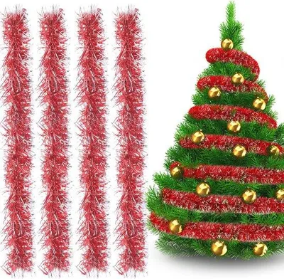 Productafbeelding van Kerstguirlande 10 Meter - Perfecte Versiering voor Kerstboom en Decoratie