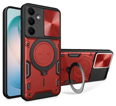 Obrázok produktu pre Techsuit - CamGuard Pro puzdro s krytom fotoaparátu pre Samsung Galaxy S26 Plus - červené