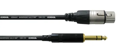 Immagine prodotto di Cordial CFM 6 FV Klinke/XLR femmina
