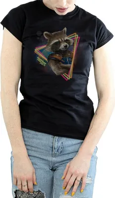 Produktbild von Guardians Of The Galaxy - T-Shirt für Damen BI746 (S) (Schwarz)