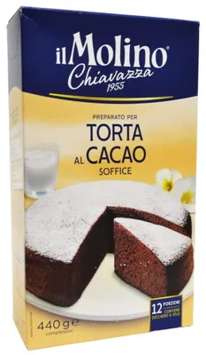 Produktbild von Torta Cacao Schokoladenkuchen 440g - il Molino Chiavazza