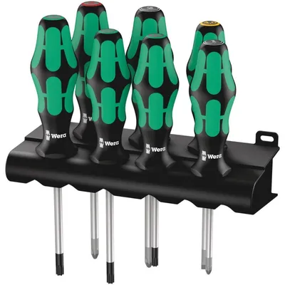 Produktbild von WERA 335/350/367/7 Rack Schraubendrehersatz Kraftform