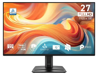Produktbild von MSI Pro MP275 E14L, 68,6 cm (27"), 1920 x 1080 Pixel, Full HD, LCD, 4 ms, Schwarz