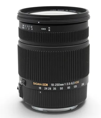 Produktbild von Sigma 18-250mm F3.5-6.3 DC OS HSM, SLR, 18/14, 3.5 - 6.3, 79 mm, 72 mm, 101 mm