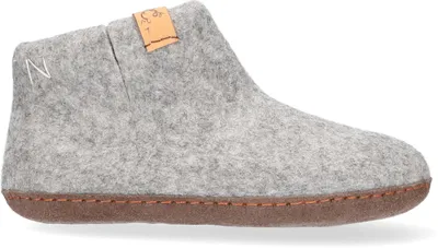 Produktbild von Tofvel Luna Kids Wollfilz-Pantoffel Marbled Light Grey Größe 28