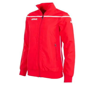 Produktbild von Damen Reece Varsity Jacke Rot-Weiß Rot - XL