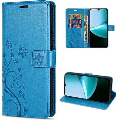 Produktbild von Hülle für Xiaomi Redmi 15C Handy Tasche Handyhülle Wallet Case Flip Cover Blau