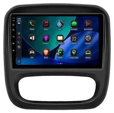 Produktbild von 8+256GB Android Radio für Renault Trafic 3 Opel Vivaro Fiat Talento 2015–2019 CarPlay Upgrade Navi Bluetooth Lenkradsteuerung GPS