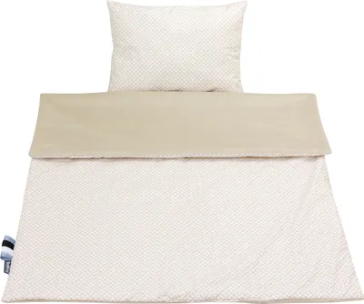 Produktbild von Bellochi Multifunktional Baby Decke Set - Doppelseitig Baby Bettwäsche 75x100 cm und Kissen 30x40cm - aus Baumwolle und Samt -   (Lux)