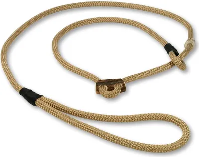 Produktbild von Mystique® Field Trial Moxonleine mit Zugbegrenzung 8mm 180cm beige