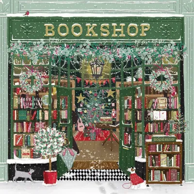 Zdjęcie produktu dla Pieces & Peace Christmas Bookshop Puzzle - puzzle 1000 elementów