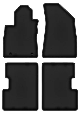 Productafbeelding van Velours automatten voor MG ZS I vanaf 2017 (crossover) – 4-delig, zwart, op maat – Wielganizator DURBAN