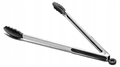 Produktbild von Forgast Edelstahl Universalzange 40cm mit Silikonspitze