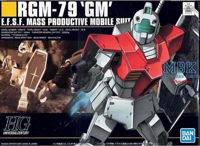 Zdjęcie produktu dla Model figurki GUNDAM HGUC 1/144 RGM-79 GM