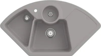 Produktbild von Villeroy & Boch Keramikspüle 670801KD, Solo Eck Eckspüle - inkl.