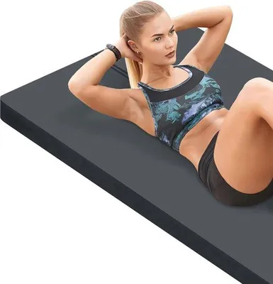Produktbild von Famanu Yogamat Extra Dick 15mm - Antirutsch Fitnessmat mit Tragetasche