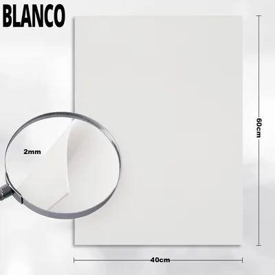 Zdjęcie produktu dla Płyty z pianki EVA - płyty do rękodzieła - wymiary 40 x 60 cm - grubość 2 mm - zestaw 2 sztuki - elastyczne - do prac ręcznych - kolor biały