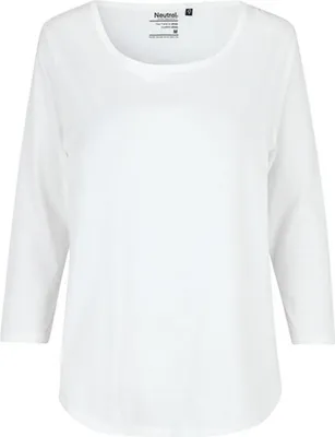 Produktbild von Neutral O81006 | Damen Three Quarter Sleeve T-Shirt - 3/4-Ärmel - Farbe: White - Größe: XL
