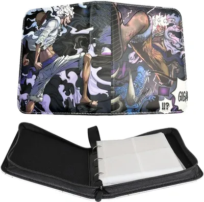 Produktbild von One Piece Karten, One Piece Sammelkarten Alben Transparent Kartenhalter, 400 Taschen Sammelkartenalbum, Taschen Kartenhalter Album Karten Heft