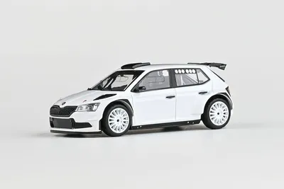 Produktbild von Škoda Fabia III FL Rally2 Evo (2019) Weiß - Abrex 1:43