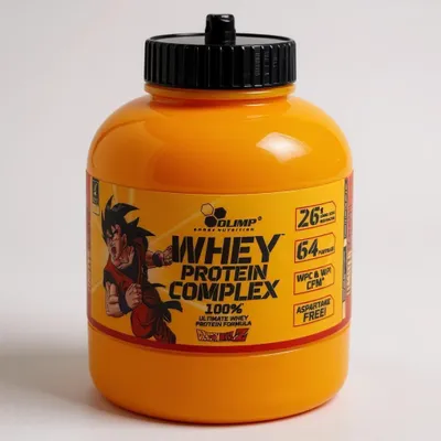 Produktbild von Mini Shaker Aufbewahrungsbox – Dragonball Z Design, 6 cm Ø, 9 cm Höhe – Ideal für Whey & Supplements