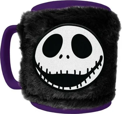 Produktbild von Nightmare Before Christmas-Tasse mit Teddybär-Deckel, 440 ml