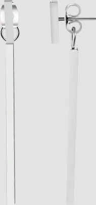 Produktbild von Akzent Edelstahl Ohrstecker, silberfarbig