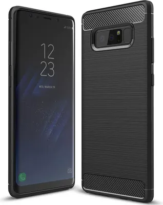 Obrázok produktu pre TPU kryt pre mobilný telefón Samsung Galaxy Note 8 ochranný kryt karbónového vzhľadu ochranné puzdro