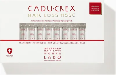 Obrázok produktu pre CADU-CREX Vypadávanie vlasov HSSC pre pokročilé vypadávanie vlasov pre ženy 20 ks