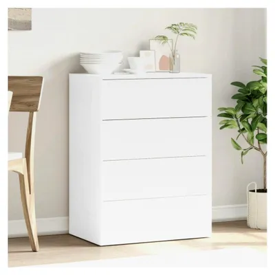 Produktbild von Sideboard, Weiß, 60 x 39 x 80 cm, Holzwerkstoff