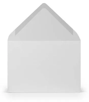 Produktbild von Briefumschläge C6, hellgrau, 80 g/m², nassklebend, 5 Stück