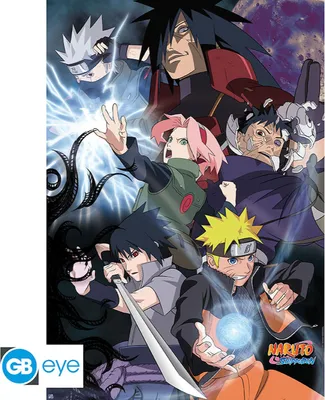 Obrázek produktu pro Plakát Naruto Shippuden Group Ninja War 61x91,5cm