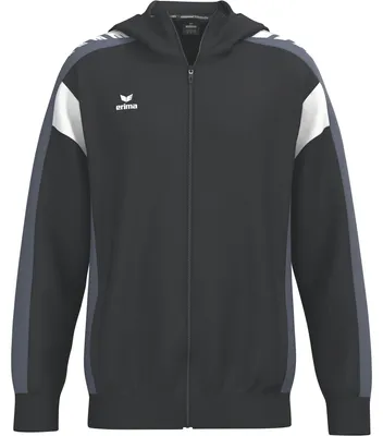 Produktbild von Erima Celebrate 125 Trainingsjacke mit Kapuze Schwarz/Schiefergrau - 4XL