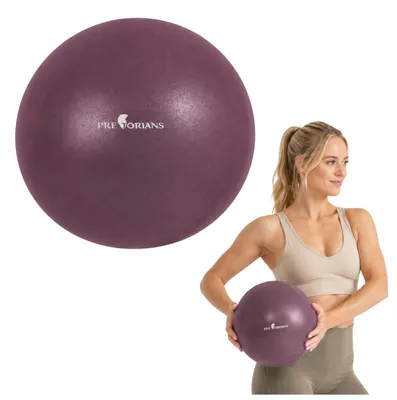 Zdjęcie produktu dla Piłka do pilatesu 25 cm wytrzymała mała piłka fitness do jogi treningu ćwiczeń w domu bordowa