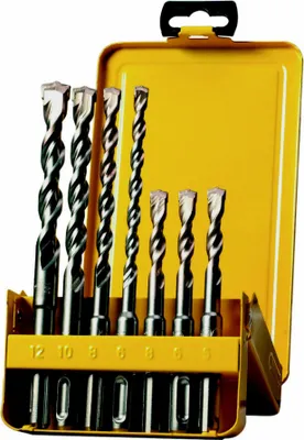 Image de DEWALT set de forets marteau 7 pces SDS-plus