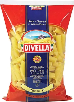 Produktbild von 10x Pasta Divella 100% Italienisch N°17 Rigatoni 500g