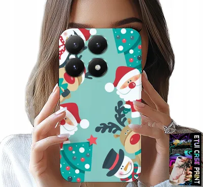 Produktbild von Etui Do Xiaomi 17 - Mikołaj, Renifer Bałwan Świąteczne Wzory