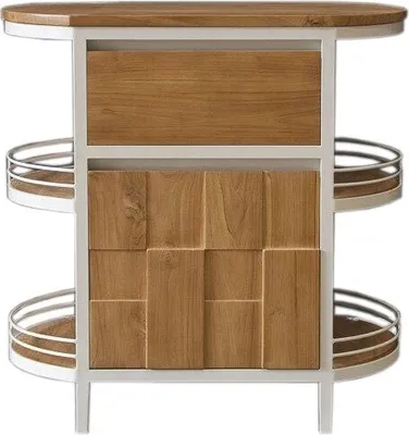 Produktbild von Teako Design Waschtischunterschrank Magnia Teakholz 50x105x80 cm