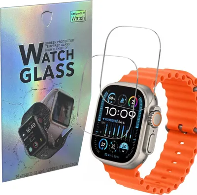Obrázek produktu pro Tvrzené sklo pro Apple Watch ULTRA 2 49 mm [2 kusy] Ochranné tvrzené sklo Phonillico®